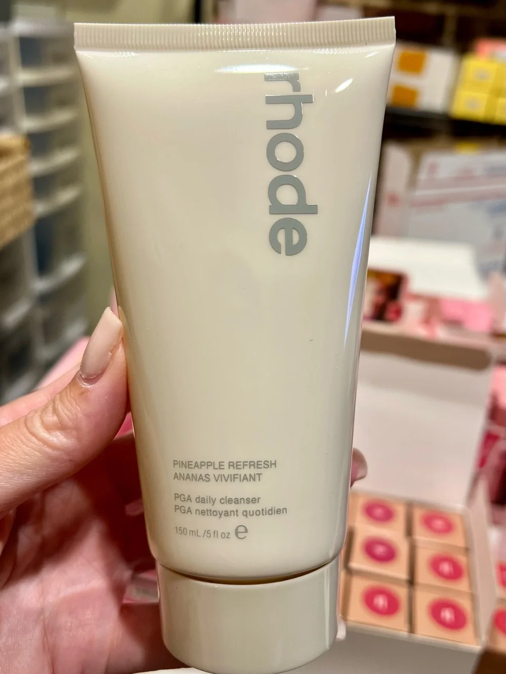 RHODE Pineapple Refresh Daily Cleanser — Yellow